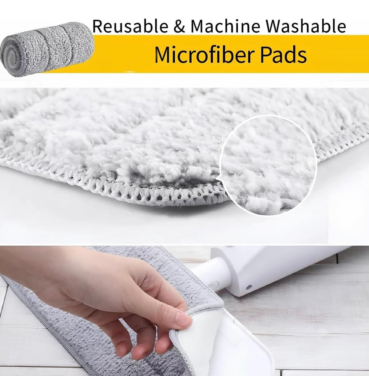 Floor Cleaning Spray Mop With Removable Washable Cleaning Pad