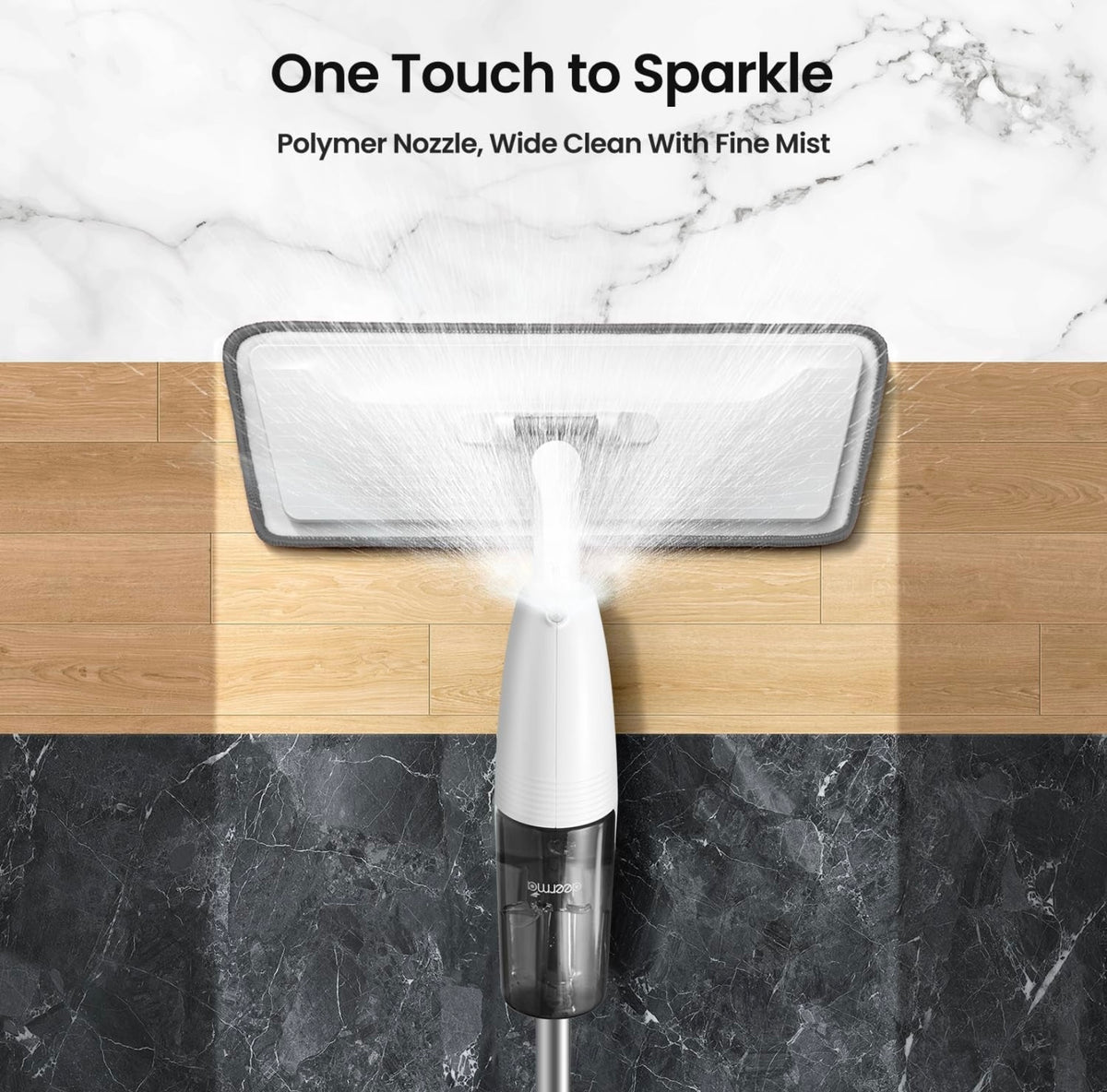 Floor Cleaning Spray Mop With Removable Washable Cleaning Pad