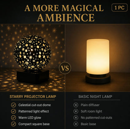 Starry Sky Projector Night Lamp (1 Pc)