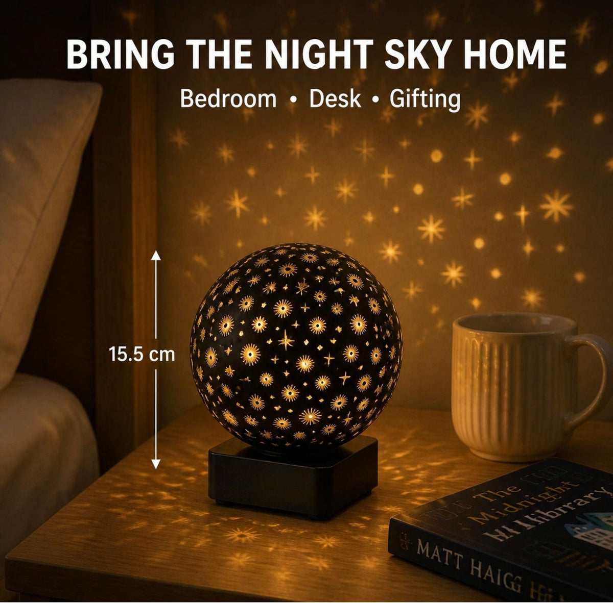Starry Sky Projector Night Lamp (1 Pc)